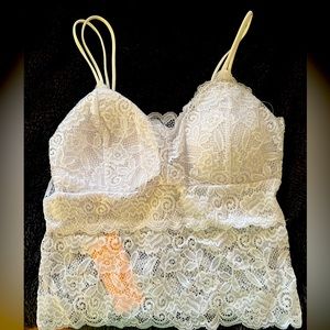 Cute! NWT White Lace Cami by Kathy
